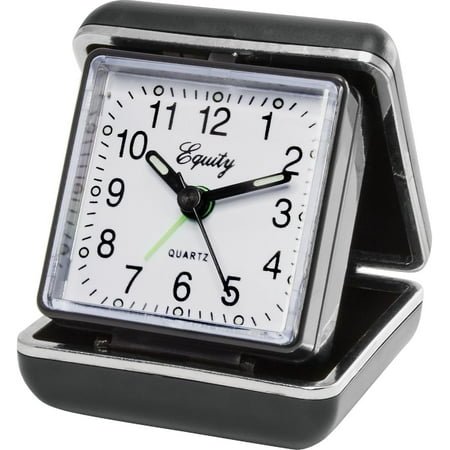 Equity 20080 Analog Fold-Up Travel Alarm Clock