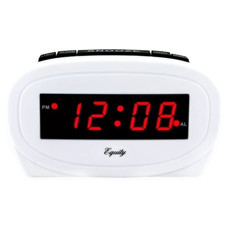 Equity 30227 Digital Red LED Electric Alarm Clock