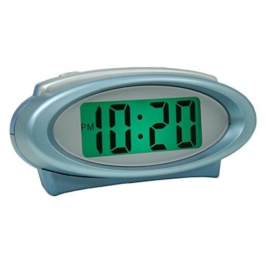 Equity 30330 Night Vision Digital Alarm Clock with Super Glow Backlight 4.75