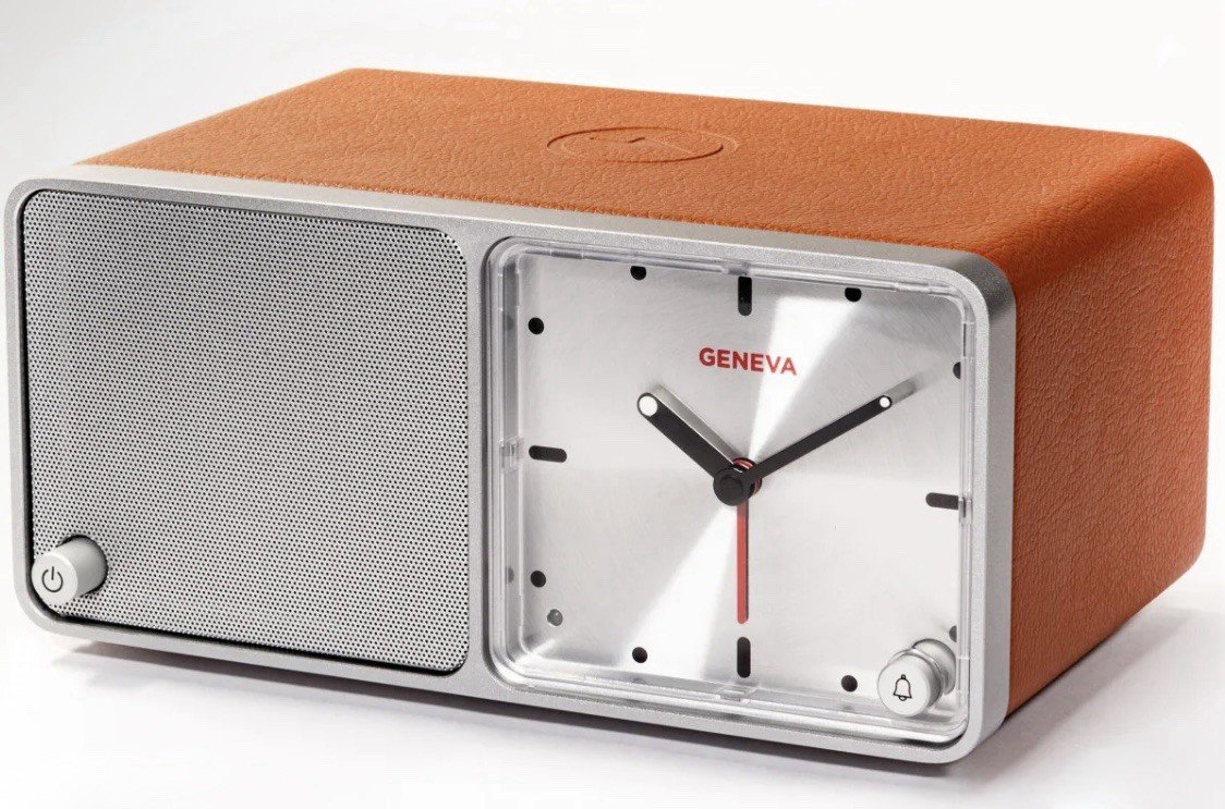 Geneva Sound "Time" Analog Bluetooth Speaker Alarm Clock