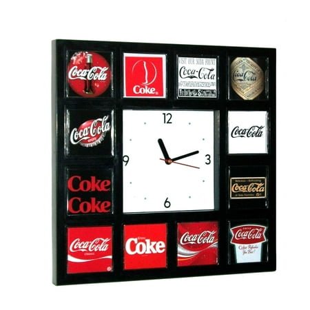 History of Coke Coca-Cola drink soda pop sign logo classic walk clock