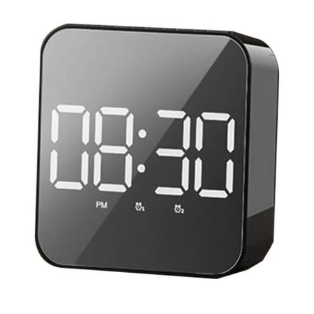Home Decor Led Large Digital Wall Clock with Remote Control Temperature Humidity Date Week Display Countdown Timing Clock Home Decoration Black