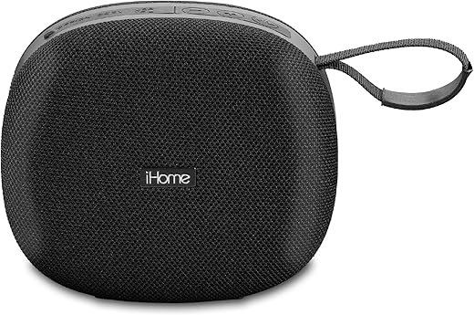 iHome Bluetooth Speaker with FM Radio, Micro SD Card and USB Inputs, Portable Speaker with 30 Hour Battery Life (iBT330)