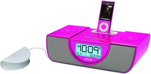 iHome FM Stereo Dual Alarm Clock Radio (IH-iP43PV)