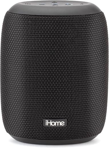 iHome Waterproof Bluetooth Speaker with Long Lasting Rechargeable Battery, Portable Speaker for Indoor and Outdoor Use (iBT700)