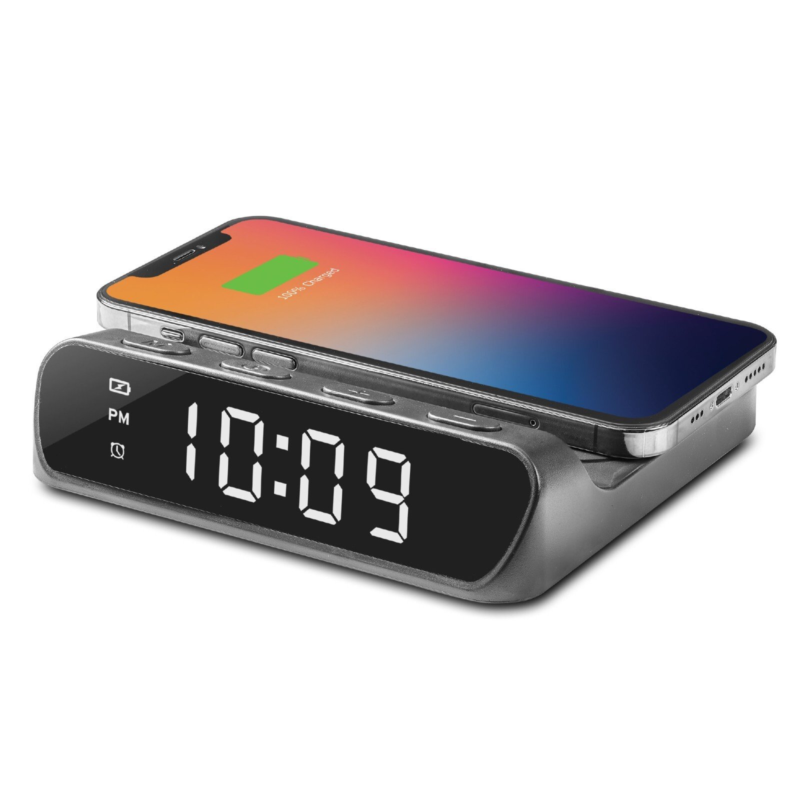 iHome Wireless Charger with Digital Alarm Clock