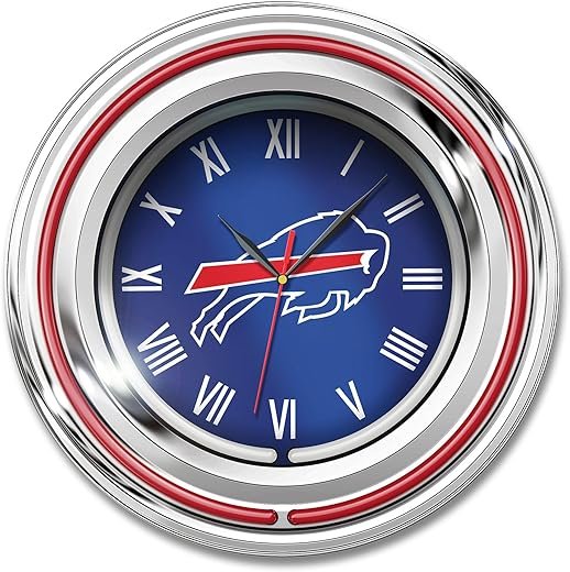 Imperial Buffalo Bills 15" Team Color Neon Clock