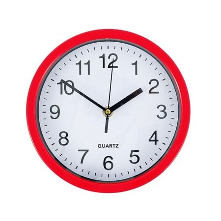 KEINXS Wall Clock Silent Wall Clock 10-Inch Decoration for Living Room Home Bedroom Kitchen