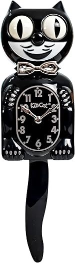 Kit Cat Klock Retro Black