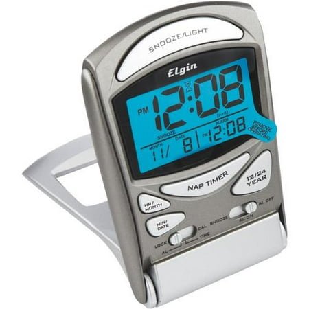 La Crosse Technology Equity LCD Travel Alarm Clock, Each