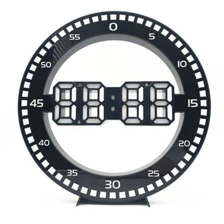 Large Screen LED Digital Wall Clock With Precisions Second Counter Automatic Brightness Adjustment Home Office Decors