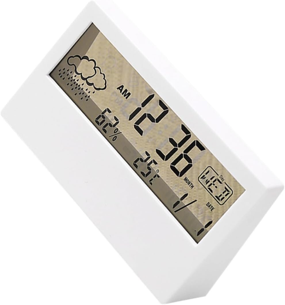 Luminous Night Light Alarm Clock Electronic Clocks Weather Display Large Fonts Easy to Read