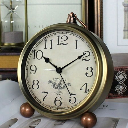Masteelf Vintage Desk Clock Bedside Digital Alarm Clocks for Bedrooms