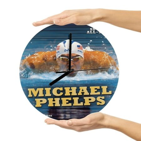 Michael Phelps MDF Wall Clock(11.6)