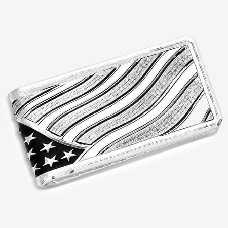 Montana Silversmiths Money Clip Mens Liberty Silver AMMCL5825-SVNF