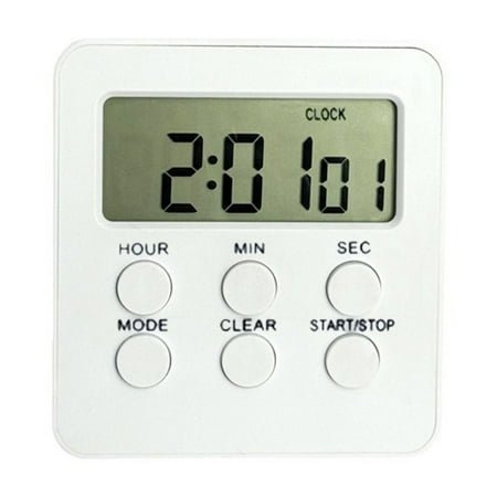 OutmaxHome Digital Kitchen Timer, Big Digits, Loud Alarm, Stand, for Cooking Baking Sports Games Office