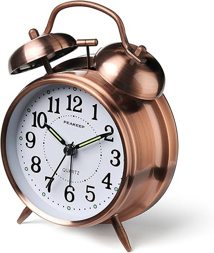 Peakeep Twin Bell Loud Alarm Clock photo Peakeep Twin Bell Loud Alarm Clock featured image