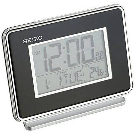 QHL068KLH Digital Alarm Clock, Black