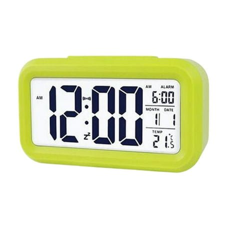Rechargeable, Plastic, Smart & Luminescent Silent Wake-Up Light Alarm Clock