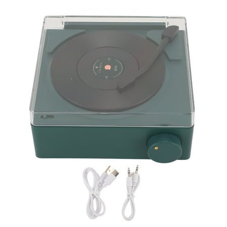 Retro Speaker Alarm Clock, Digital Display, 1200mAh Battery, Compact Design For Bedroom Home