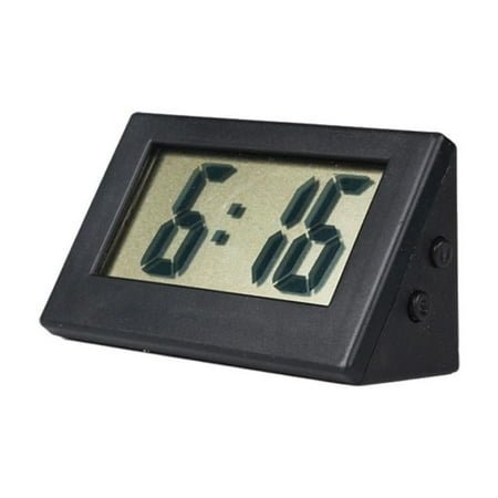 Small Digital Clock, LCD Digital Electronic Clock, Travel Clock, Portable Desk Clock, No Tick Electric Desk Clock, Battery Operated, Digital Clock For Table Bedroom C3W5