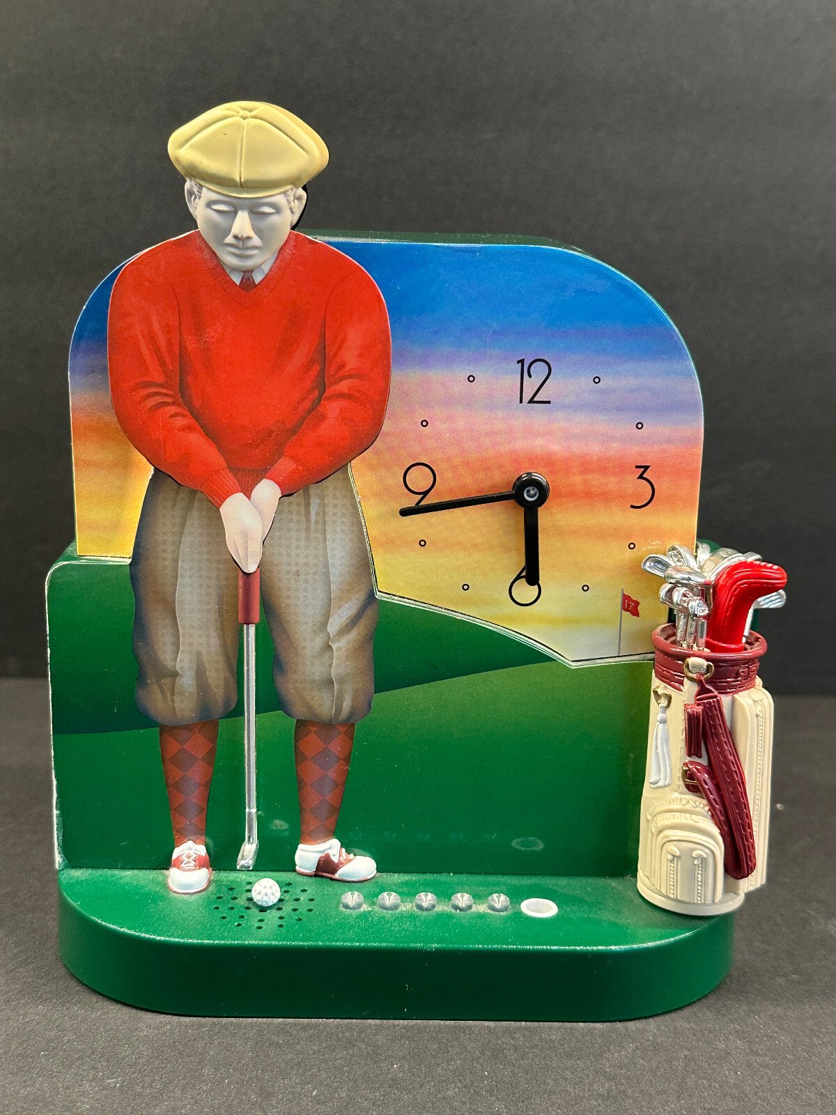 The Original Golf Clock 1996 Fun-Damental Too-Vintage Putting Action Light Sound