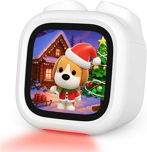 Think Academy Pawpal Toy for Kids & Toddlers - All-in-1 Stories, Music, Podcast, Schedule, Ok-to-Wake, Habit-Building, Digital Pet, Nightlight, Parental Control, Message, for Girls Boys Ages 3+