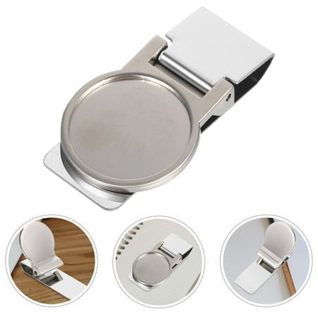 UPOUART Money Clip For Cash Stainless Steel Bill Fixing Simple Design Business Occasions 1Pack