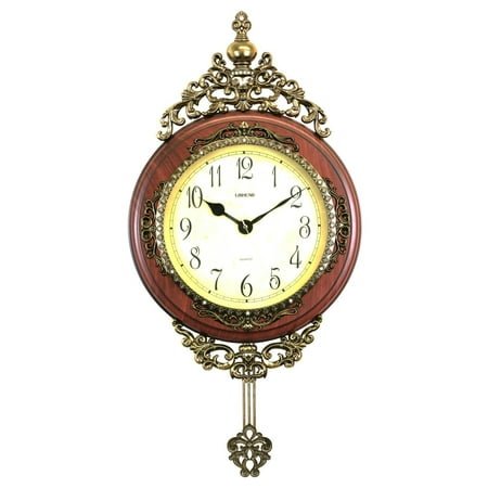 Victorian Style Ornate Pendulum Wall Clock