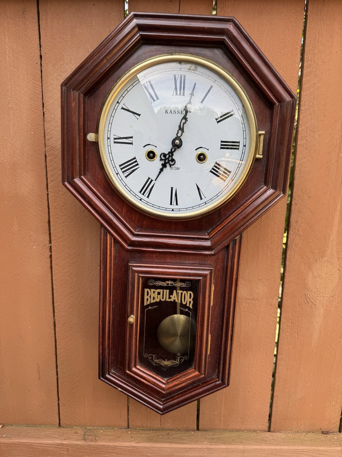 Vintage Kassel 31 Day Regulator Clock BM BW