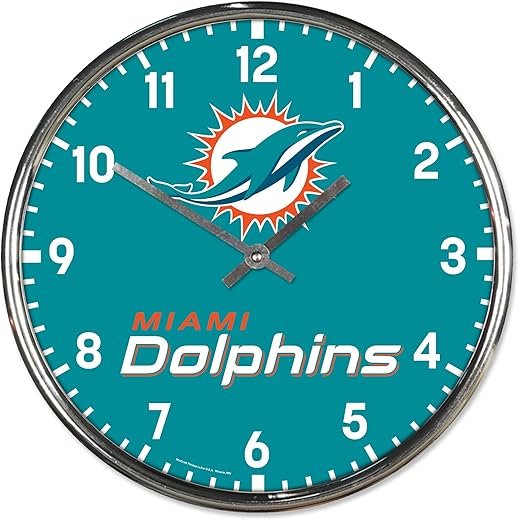 Best Neonetics Bar Game Room Dolphins At Sea Wall Clocks