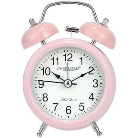 wonima99 Alarm Clock Big Ben Ultra-Quiet Japanese Movement, Touch-Control Night Light & Timeless Bell Tone