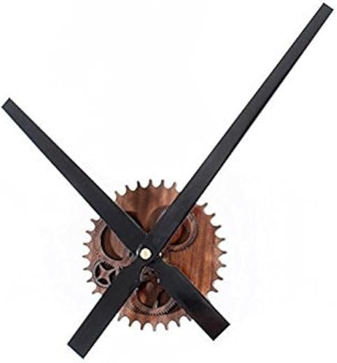 ZLYC 12 Inch Acrylic Vintage Creative European Style Novelty Simple DIY Quartz Gear Dial Wall Clock