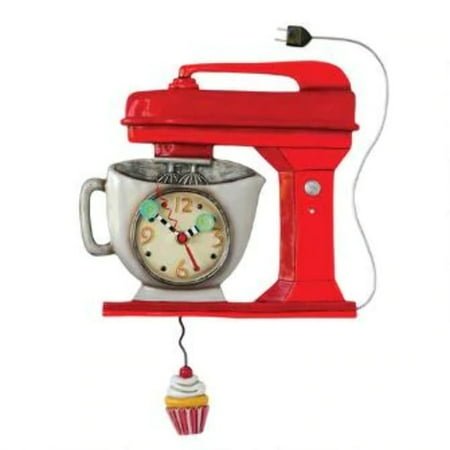 Allen Designs Vintage Red Mixer Clock