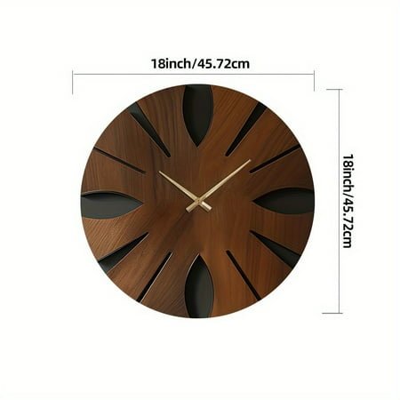 Artistic Wooden Wall Clock Size: Large