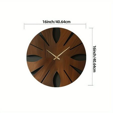 Artistic Wooden Wall Clock Size: Medium