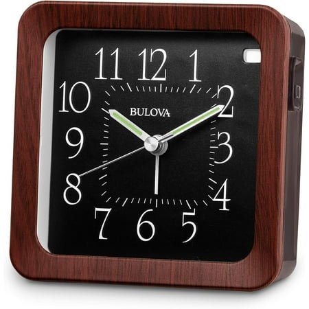 Bulova B1870 Manor Easy To Read LED Tabletop Wall Alarm Clock