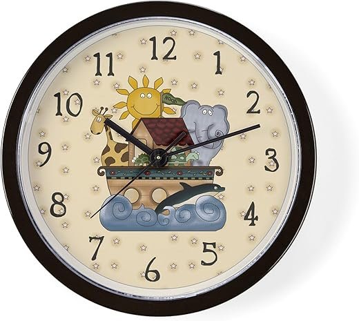 CafePress Noah's Ark 10" Wall Clock for Livingroom, Kitchen, or Office