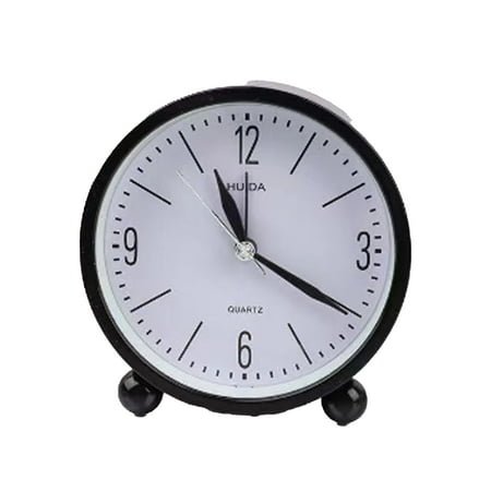 CCOCC Alarm Clock,Colorful Desk Clock,Silent Alarm Clocks for Bedrooms,Modern Alarm Clock with Night Light