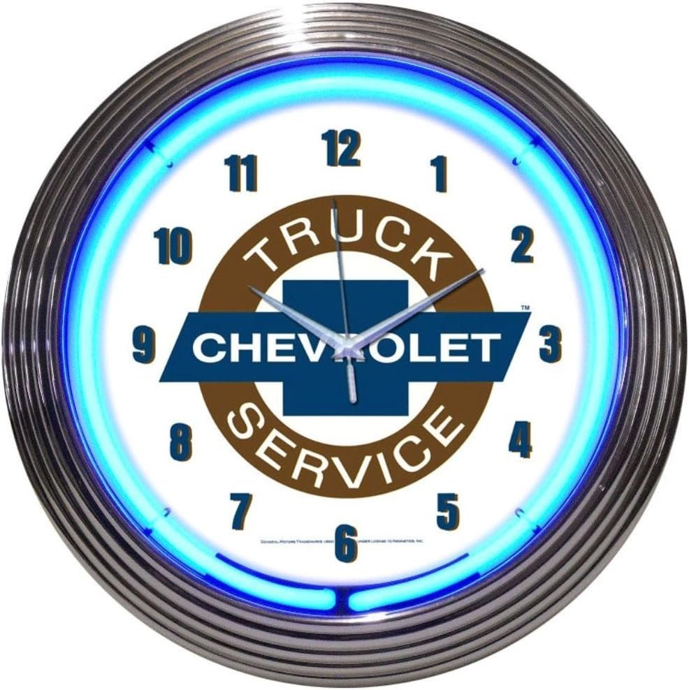 Chevy Truck Neon Clock