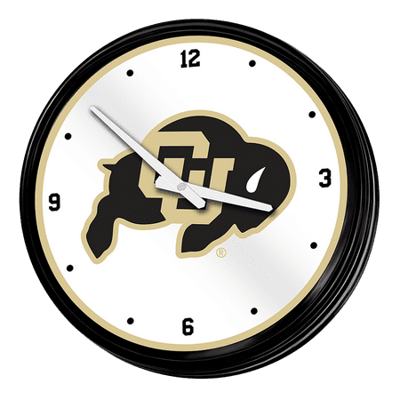Colorado Buffaloes: Retro Lighted Wall Clock