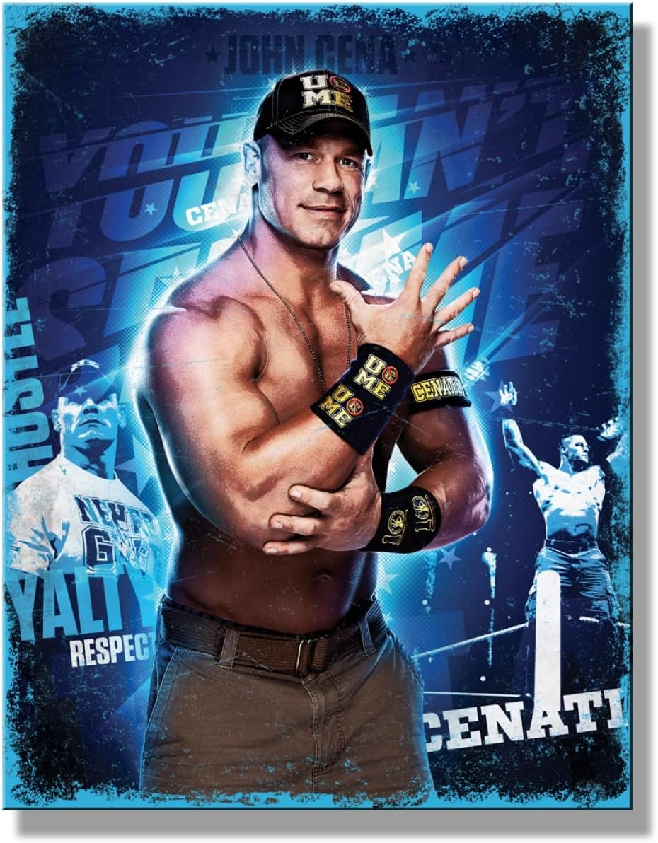 Best Wwe John Cena Neon Wall Clocks