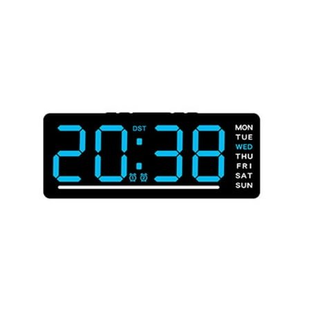 Digital Alarm Clock Car Interior Multi-Function Led Display Clock For Cars Yachts Rv Home Mini Car Dashboard Clock