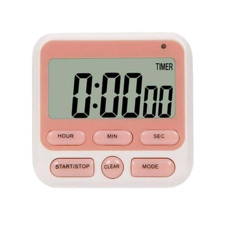 Digital Kitchen Timer, Cooking Countdown Clock with Large LCD Display, Loud Alarm and Strong Timer