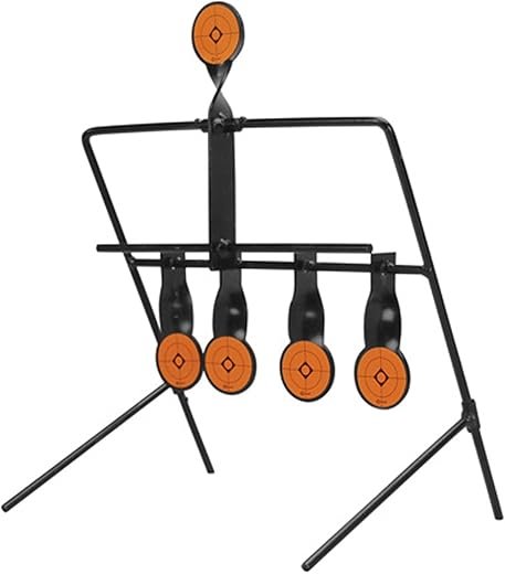 Frankford Arsenal Rimfire Resetting and Swinging Target Kits with Steel Frame, for Shooting Practice, Outdoors