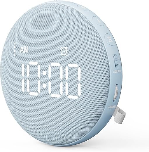 Gianna 110dB Loud Alarm Clock for Heavy Sleepers - Vibrating Alarm Clock, 3 Wake Modes, Auto-Dimming, Rechargeable Battery Operated Bed Shaker for Bedroom and Travel