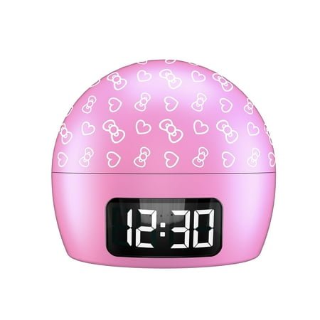 Hello Kitty Ambient Light Clock with Multi-Alarm โ USB-Powered Projection Light & Clock with Cute Design