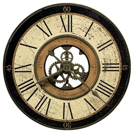 Howard Miller 625542 Brass Works 32 Analog Wall Clock