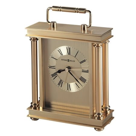 Howard Miller Audra Brushed Brass Quartz Alarm Clock #Q-GP5788