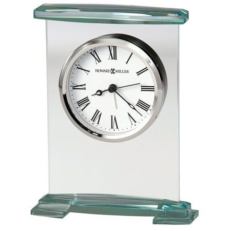 Howard Miller Augustine Glass Quartz Alarm Clock #Q-GM7429